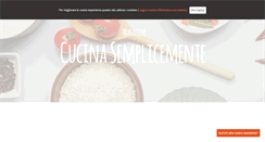 Desktop Screenshot of cucinasemplicemente.it